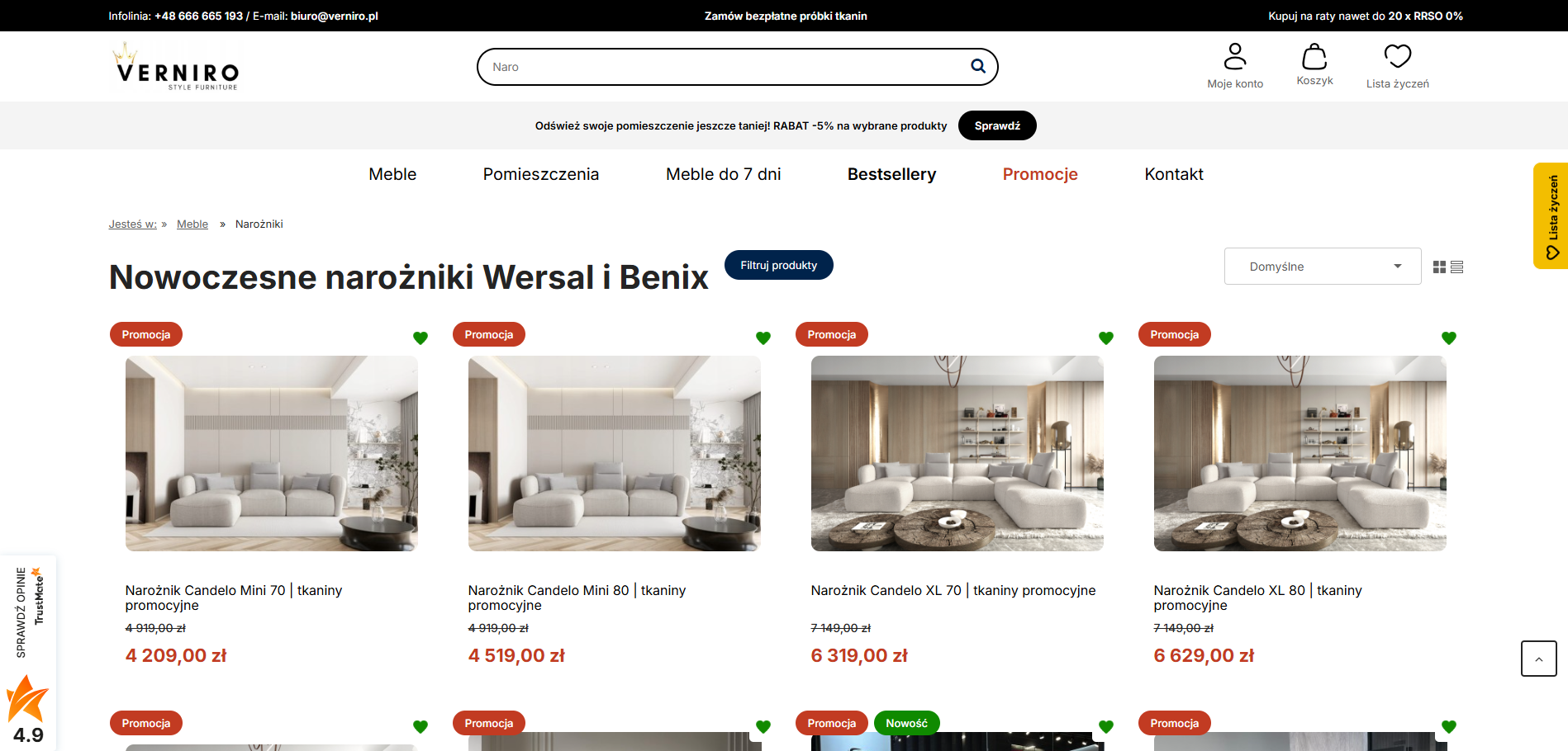 Meble tapicerowane Wersal - jak wybrać tkaninę odporną na życie?